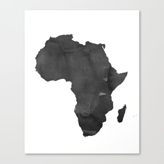 700x700 Watercolor Africa Map Africa Map Watercolor Painting Watercolor - Africa Watercolor