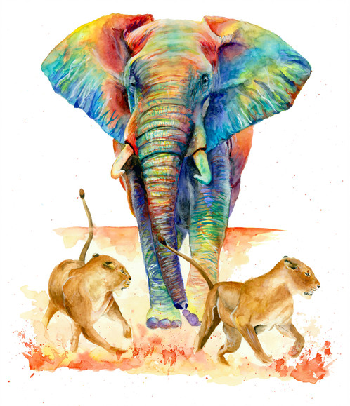 498x579 Africa - Africa Watercolor