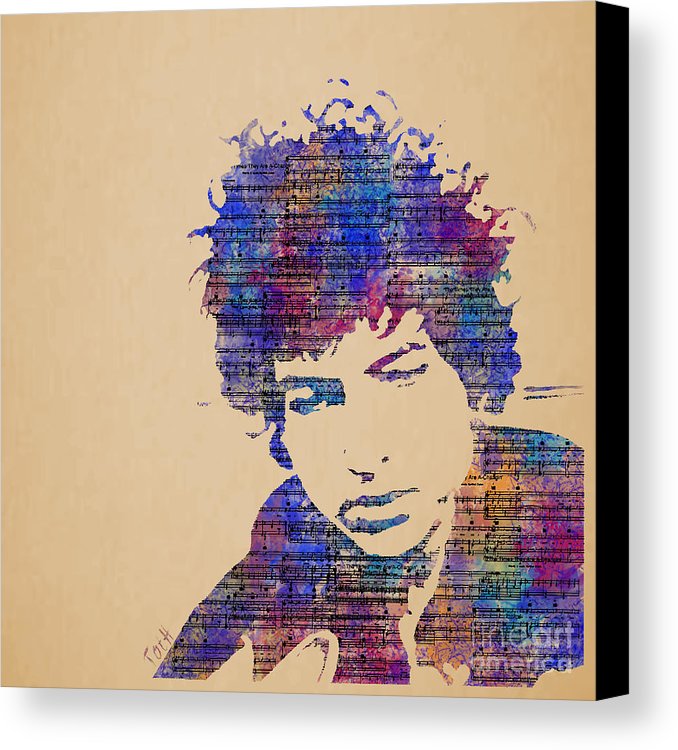 678x750 Dylan Watercolor Canvas Print Canvas Art By Laura Toth - Afro Watercolor