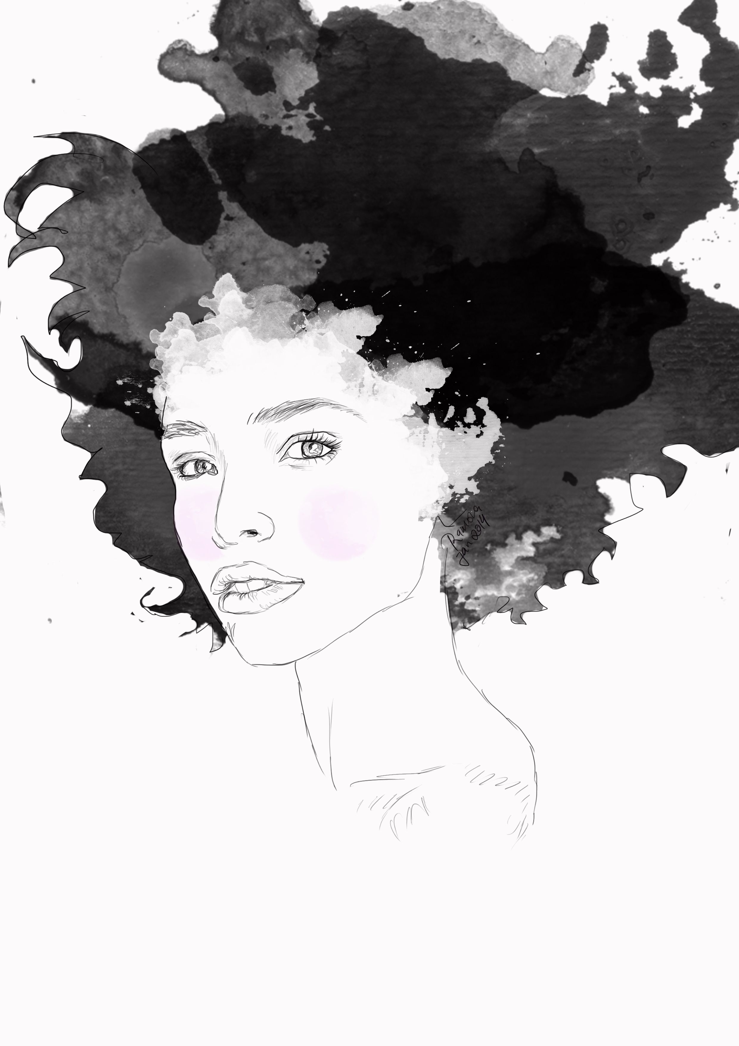 2480x3508 Afro Watercolour Book Ideas 2 Watercolor - Afro Watercolor