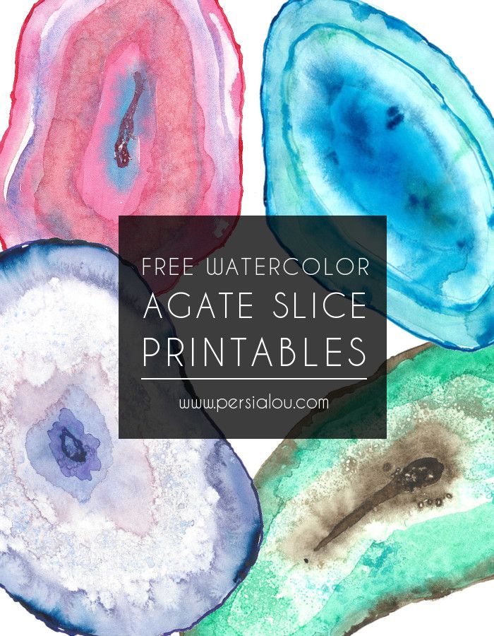 700x900 How To Paint Watercolor Agate Slices Best Of - Agate Watercolor