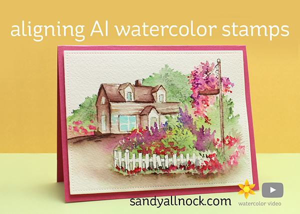 600x428 Aligning Art Impressions Watercolor Stamps Sandy Allnock - Ai Watercolor Stamps