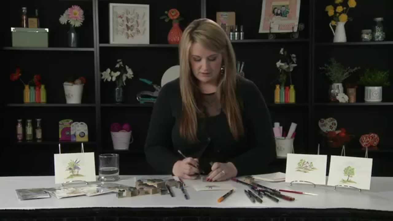 1280x720 Tip Of The Day Watercolor Technique From Art Impressions - Ai Watercolor Stamps