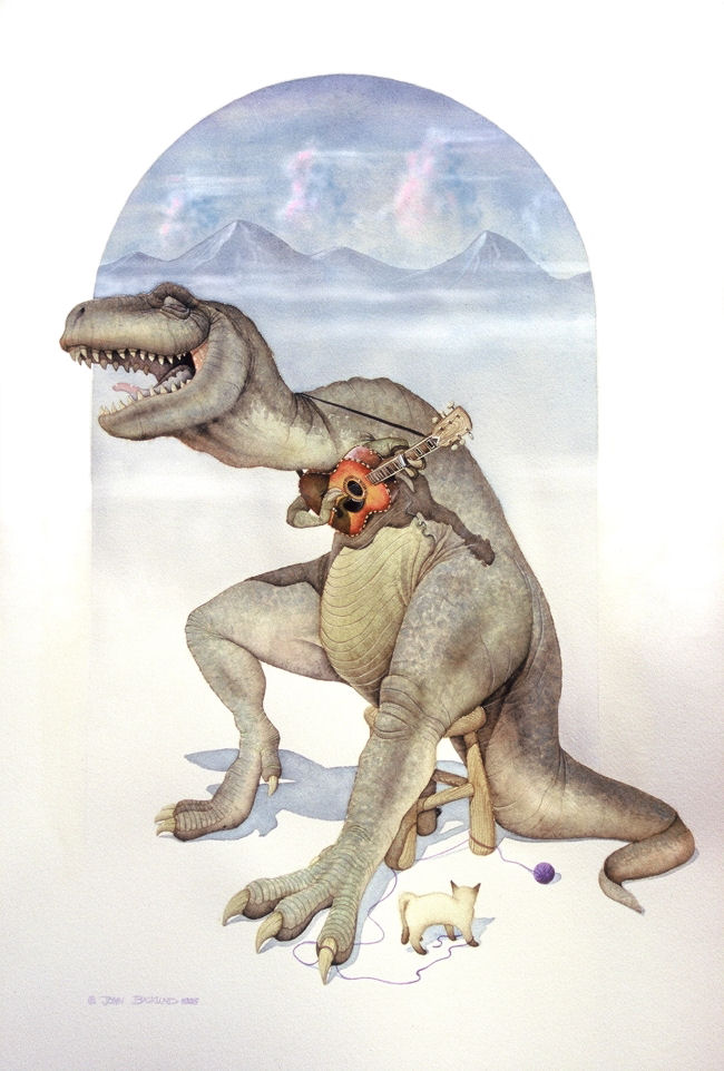 650x962 Fantasy Illustration Watercolor Airbrush And Pencil By John - Airbrush Watercolor