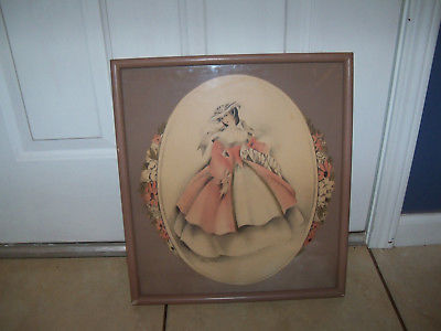 400x300 Vintage 1940s Bernard Picture Co Soft Airbrush Watercolor Litho - Airbrush Watercolor