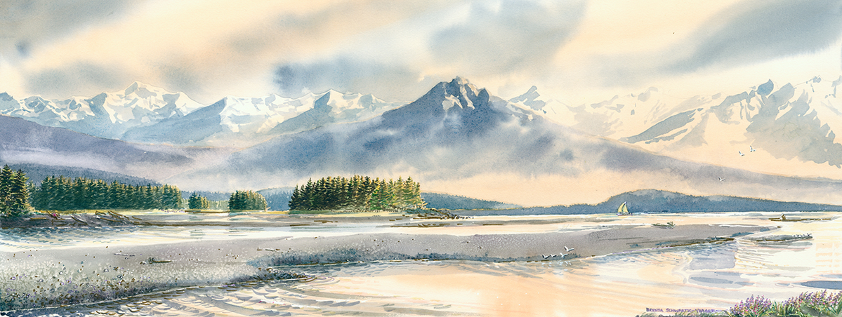 1199x452 Maritime Artist - Alaska Watercolor