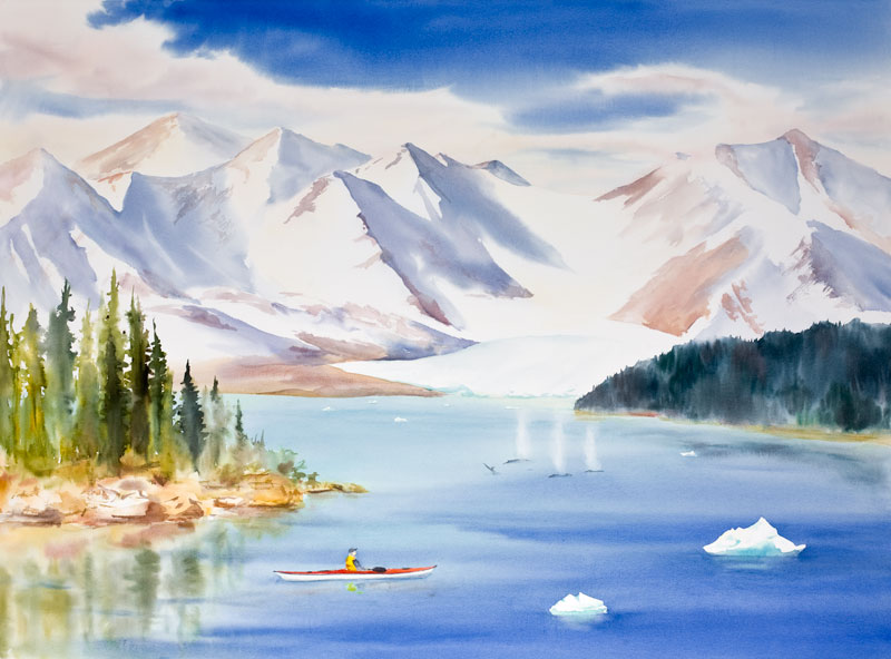 800x592 Alaska Commission Expeditionary Art - Alaska Watercolor