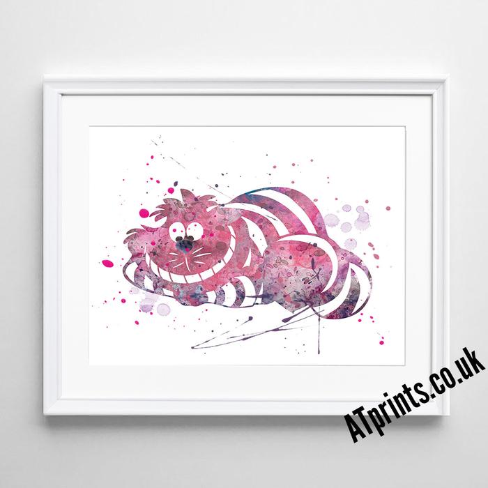 700x700 Alice In Wonderland Watercolour Art Print - Alice In Wonderland Watercolor