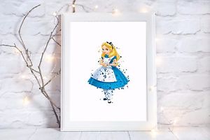 Alice In Wonderland Watercolor at PaintingValley.com | Explore ...