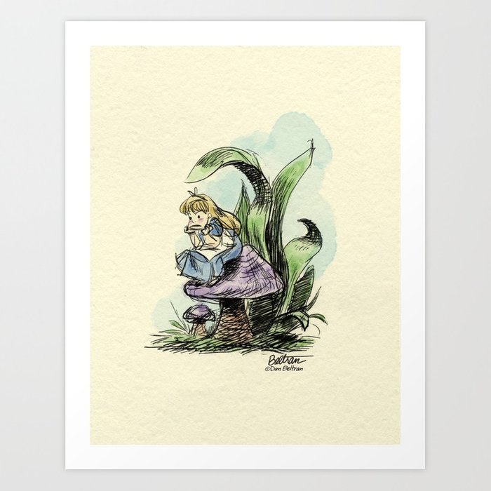 700x700 Pouty Alice - Alice Watercolor