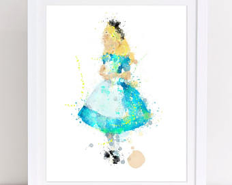 340x270 Watercolor Alice Etsy - Alice Watercolor