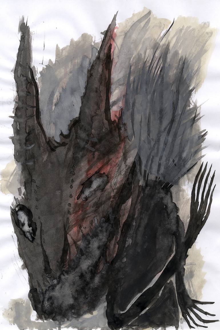 770x1155 Alien - Alien Watercolor