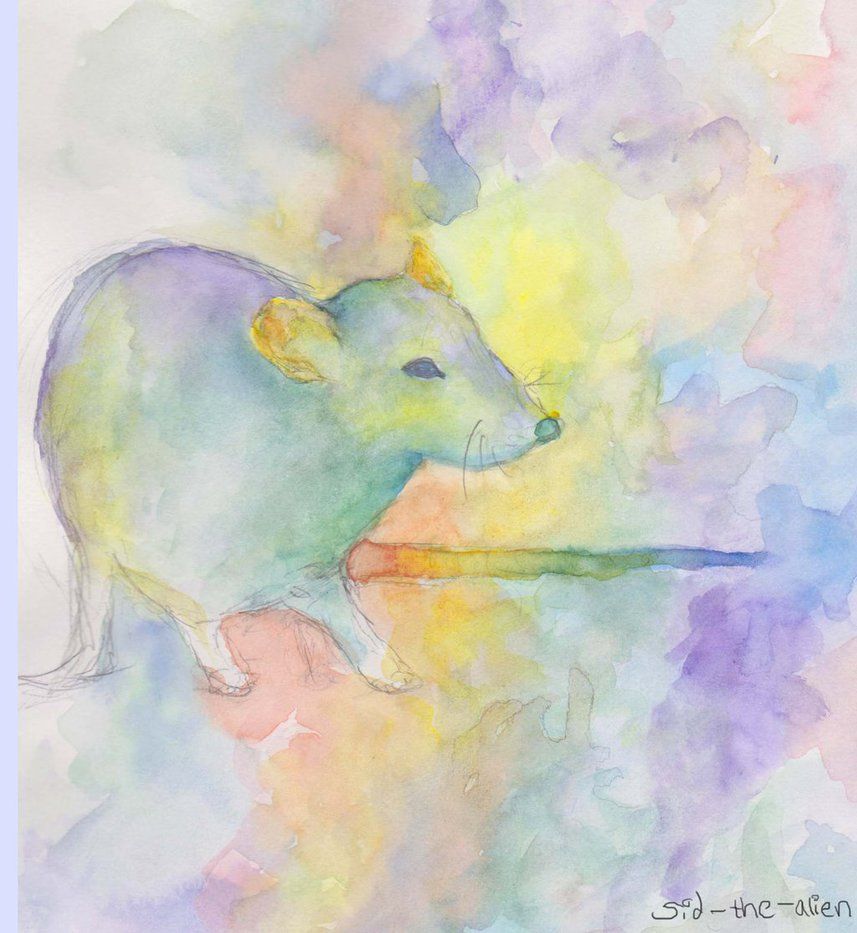 857x933 Alien Watercolor - Alien Watercolor