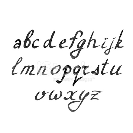 440x440 Modern Vector Watercolor Watercolor Stock Vector - Alphabet Watercolor