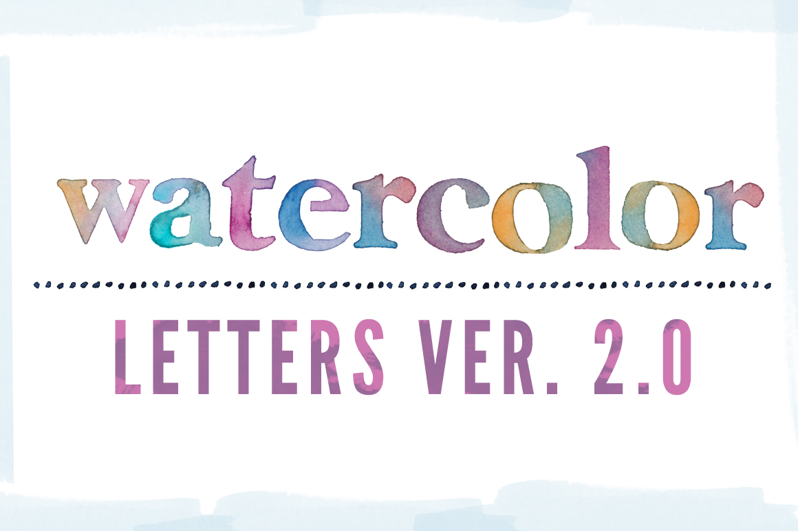 1160x772 Watercolor Letters Clip Art - Alphabet Watercolor