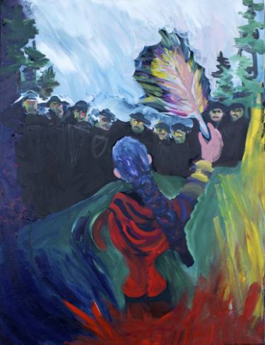 375x489 North American Indian Paintings For Sale Saatchi Art - American Indian Watercolor