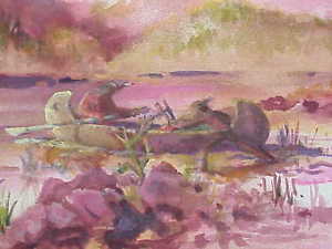 300x225 689 Original American Indian Watercolor Painting - American Indian Watercolor