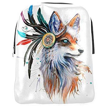350x350 Fox American Indian Watercolor Painting Style Pu - American Indian Watercolor