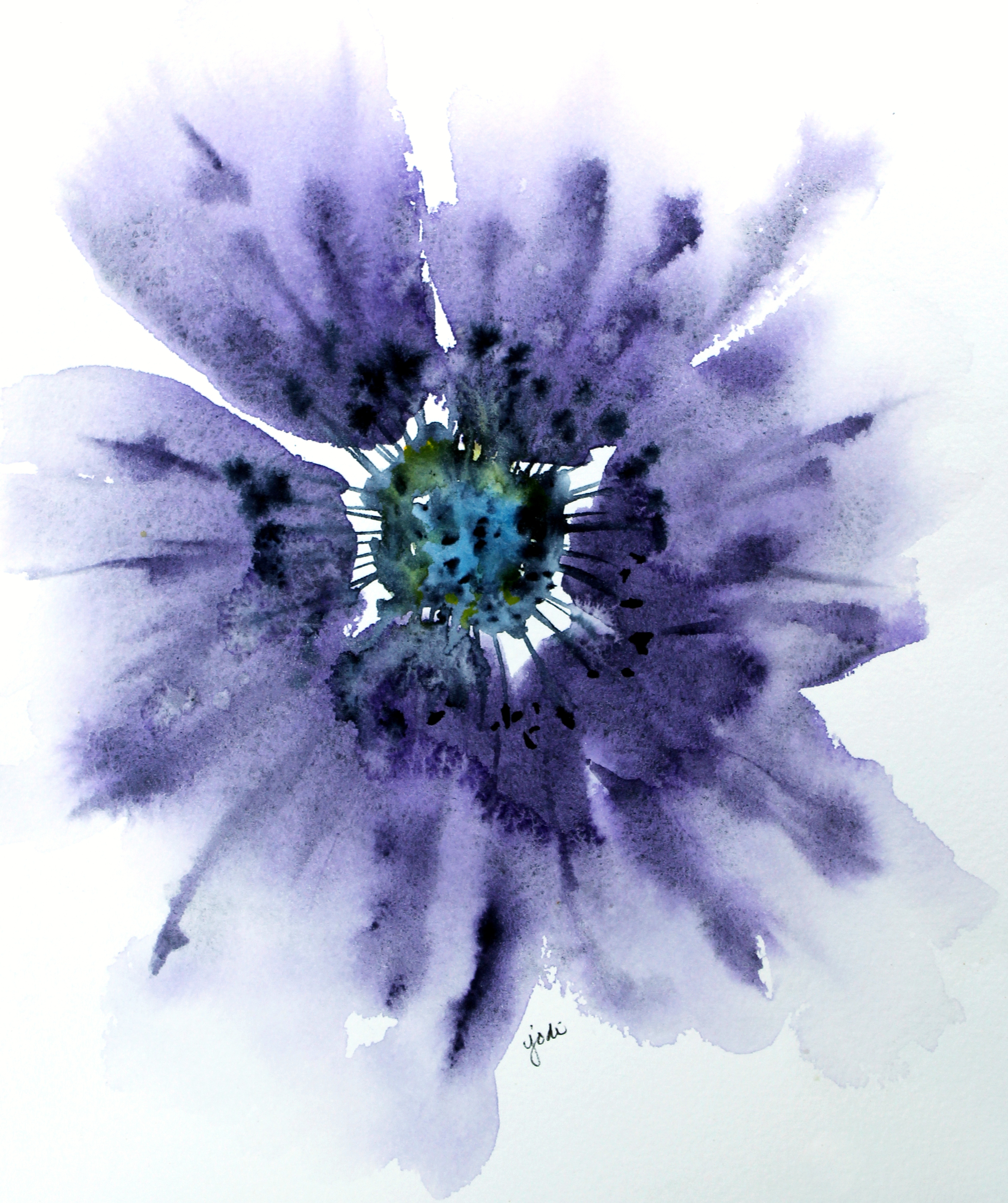 2857x3408 July 2017 The Creative Life In Between - Amethyst Watercolor