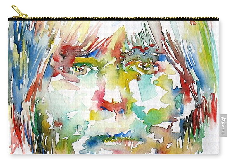 800x570 Andy Warhol Watercolor Portrait Carry All Pouch For Sale By - Andy Warhol Watercolor