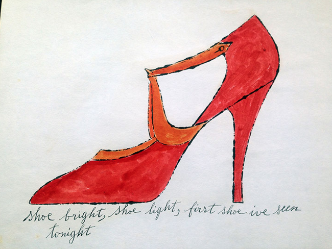 650x488 Andy Warhol Watercolors Amp Drawings Exhibit - Andy Warhol Watercolor