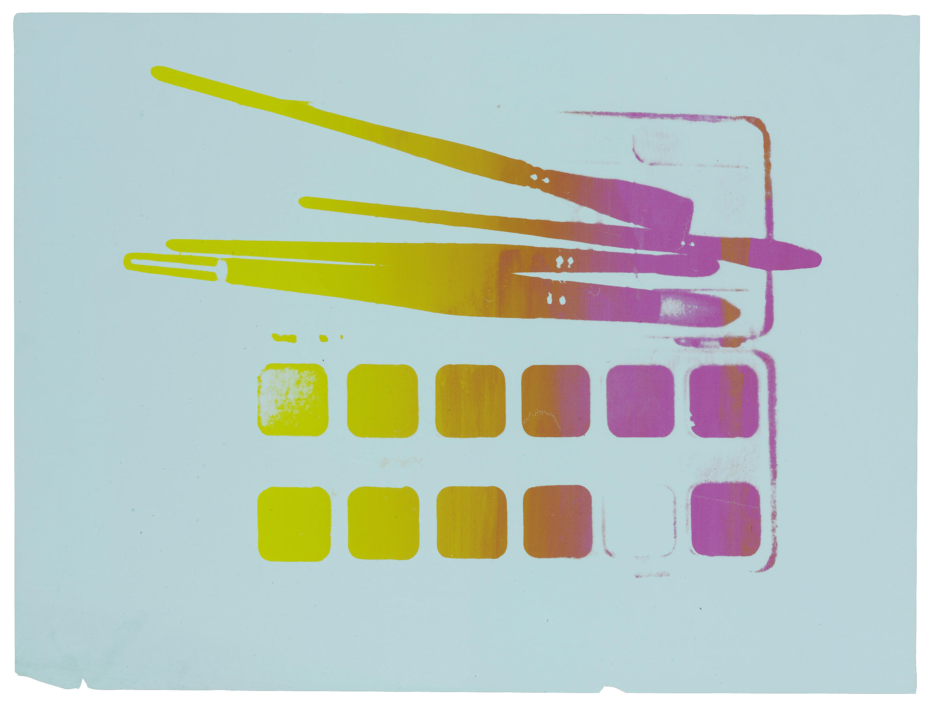 3200x2415 Watercolor Paint Kit With Brushes (F. Amp S. Iiia.33[B]), Andy - Andy Warhol Watercolor