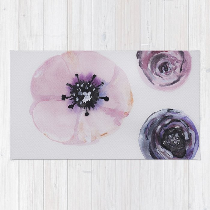 700x700 Soft Pink, Abstract Anemone, Watercolor, Nature, Plant, Pink - Anemone Watercolor
