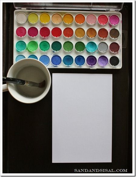 449x584 Easy Watercolor Resist Art Watercolor, Watercolor Art And Easy - Angora Watercolor