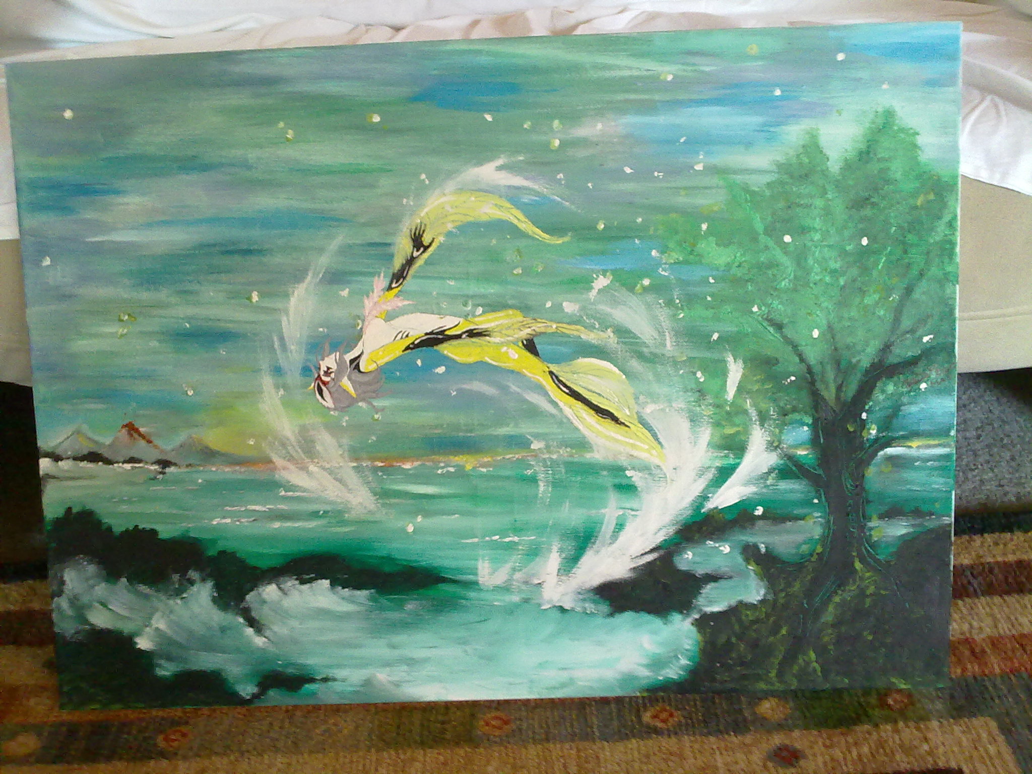 2048x1536 Mutio - Anime Watercolor Painting