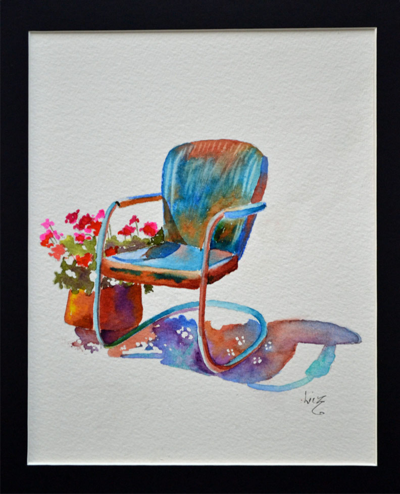792x977 Web Blue Chair - Anne Abgott Watercolor