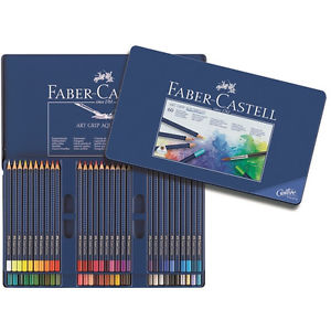 300x300 Faber Castell Art Grip Aquarelle Watercolor Pencils Tin Of 60 Ebay - Aquarelle Watercolor