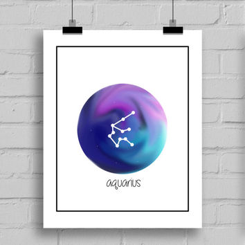 354x354 Shop Aquarius Art On Wanelo - Aquarius Watercolor