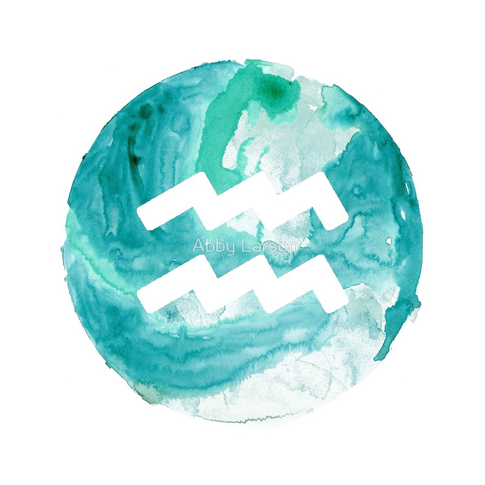 1000x1000 Aquarius - Aquarius Watercolor