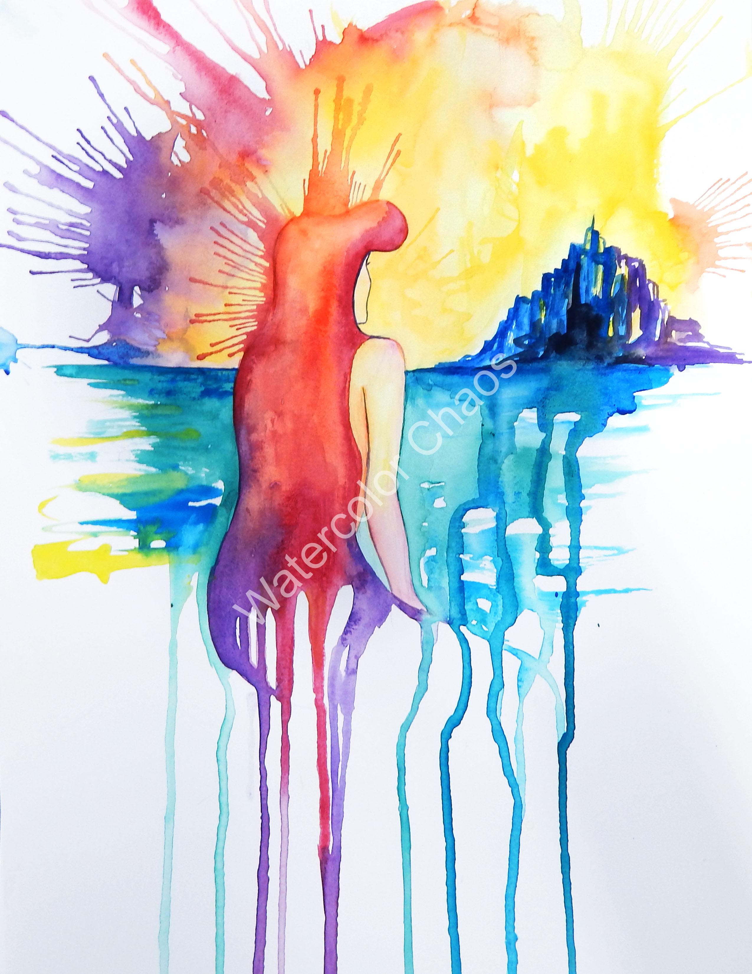 2550x3300 Ariel Watercolor Chaos - Ariel Watercolor