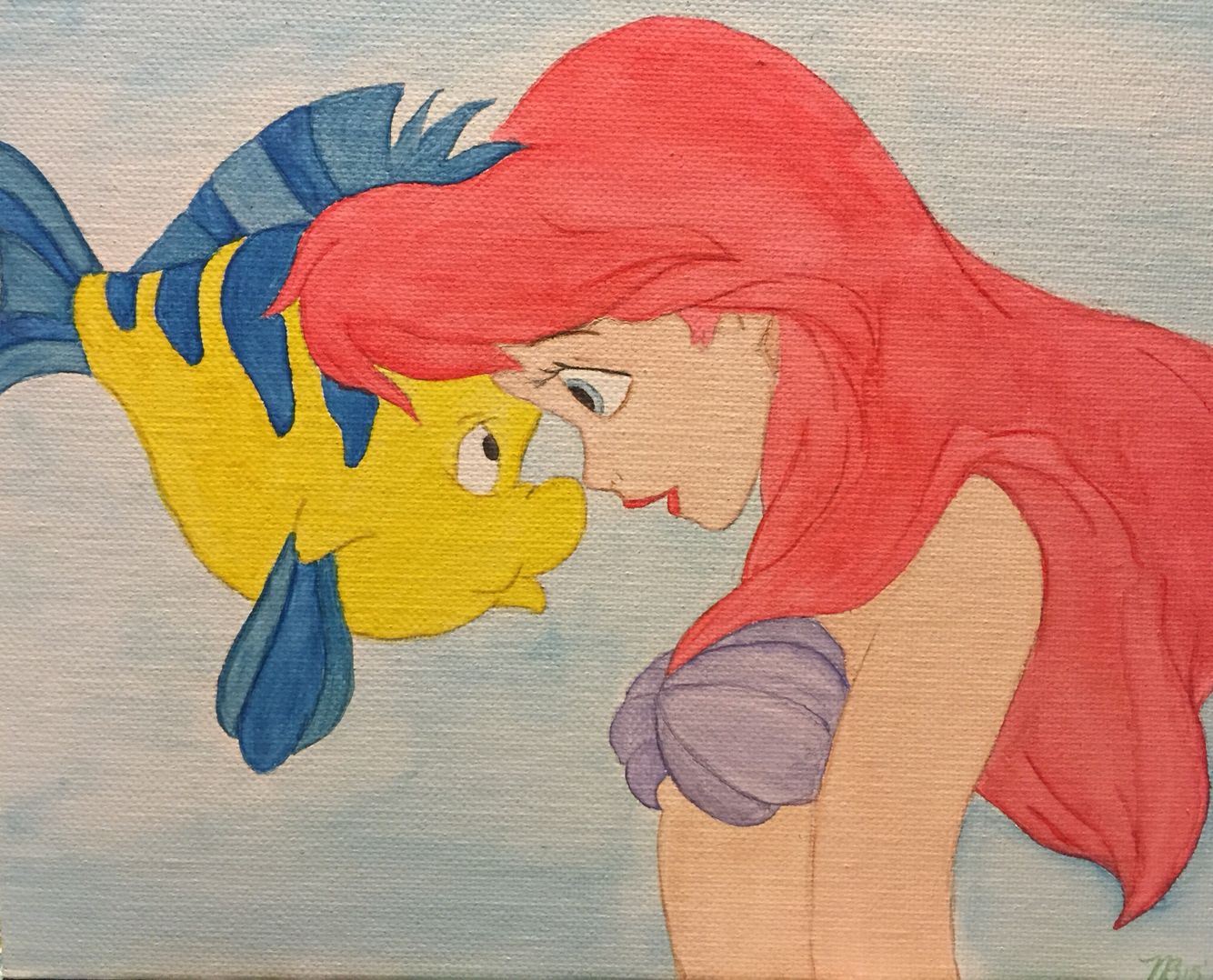1334x1078 Ariel Watercolor Painting I Did! - Ariel Watercolor Painting