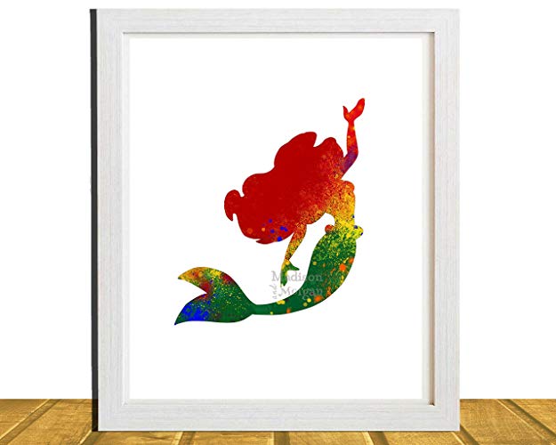 625x500 Ariel - Ariel Watercolor Painting