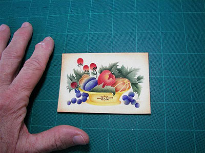 400x300 Hand Stenciled Artist Trading Cards Jean Hanson Publications - Artist Trading Cards Watercolor