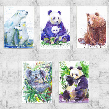 354x354 Shop Animal Watercolor Artist On Wanelo - Artist Trading Cards Watercolor