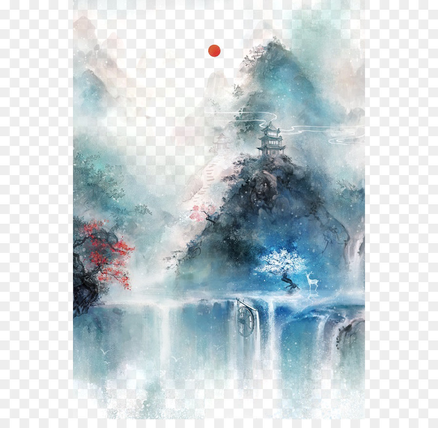900x880 Chinese Art Asian Art Chinese Painting Illustration - Asian Watercolor