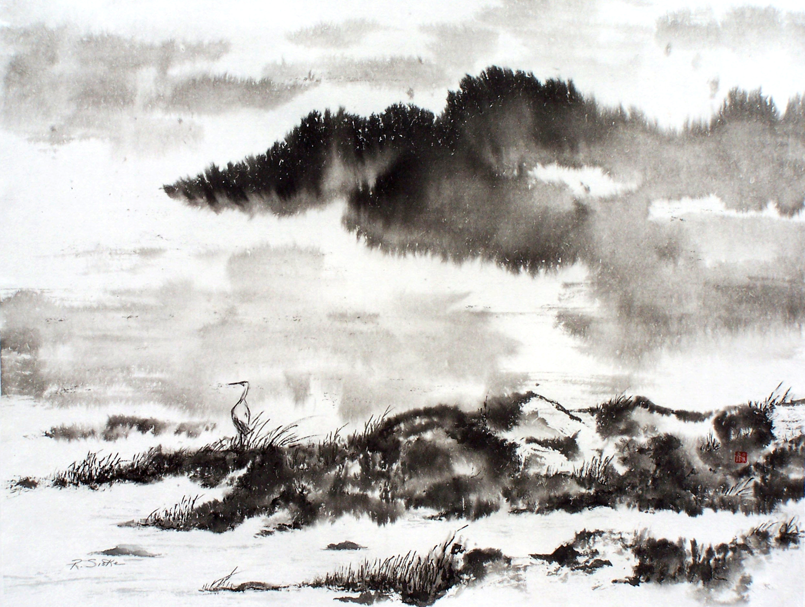 1610x1214 Chinese Watercolor Technical Support For A Creative Life - Asian Watercolor