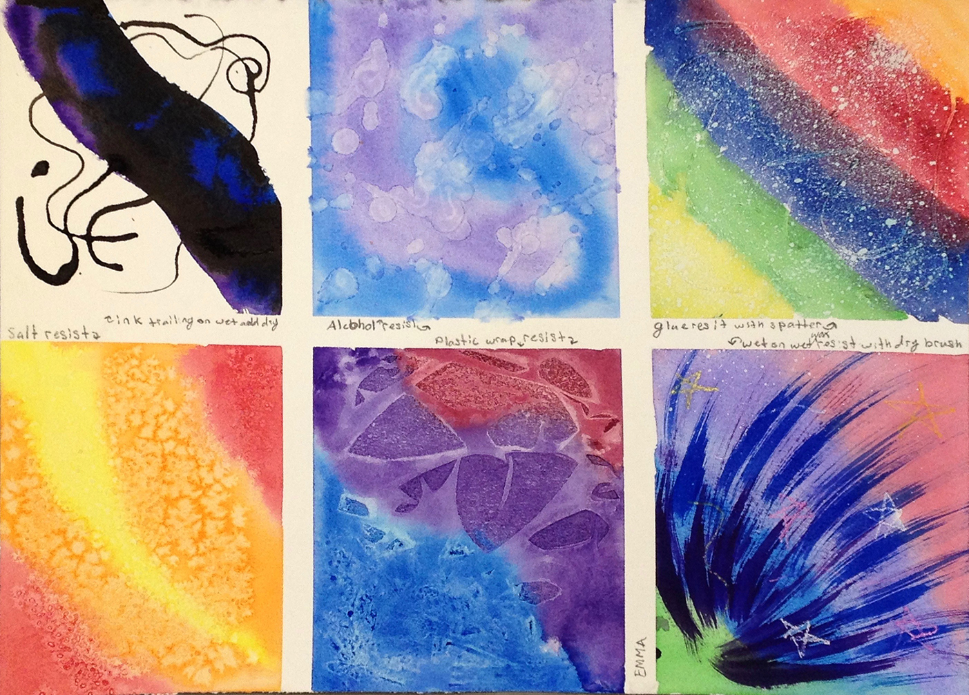 1403x1006 Ryan Art Room News Circumpolar North Aurora Borealis Watercolor - Aurora Borealis Watercolor