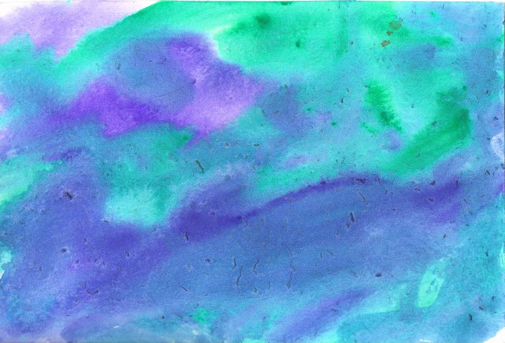 1000x679 Aurora Borealis Watercolor Ocean ~ Colors, Scenes, Inspired - Aurora Borealis Watercolor