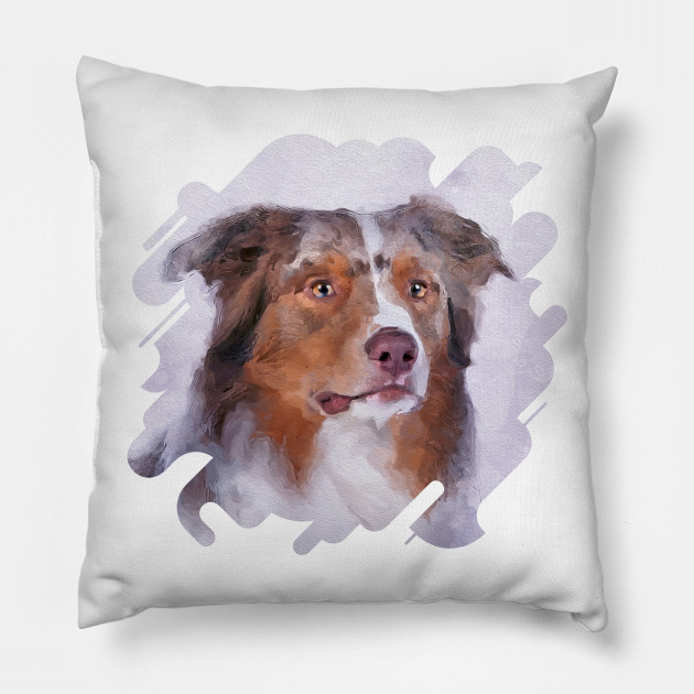 Australian Shepherd Watercolor at PaintingValley.com | Explore ...