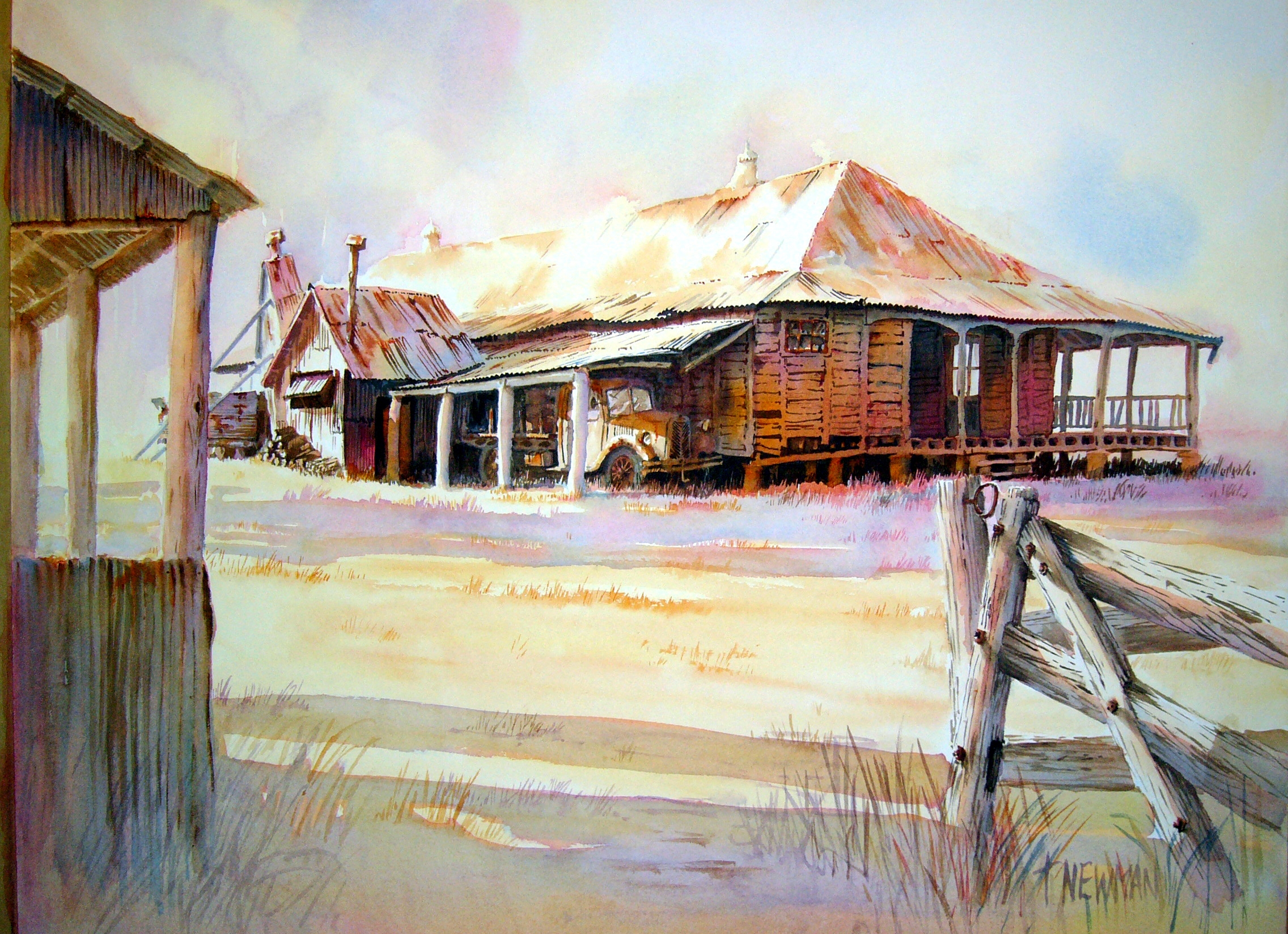 2272x1647 John Newman Australian Watercolour Artist And Teacher - Australian Watercolour