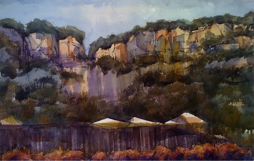 823x521 Portfolio Of Watercolour Artworks, Georgia Mansur, Australian - Australian Watercolour