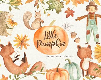 340x270 Autumn Watercolor Etsy - Autumn Watercolor