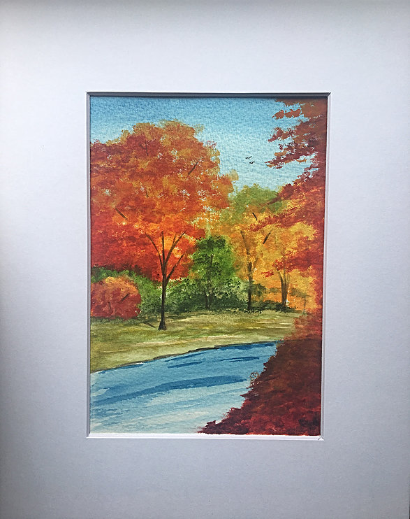 587x742 Autumn Watercolor Painting For Beginners Waterville Creates! - Autumn Watercolor