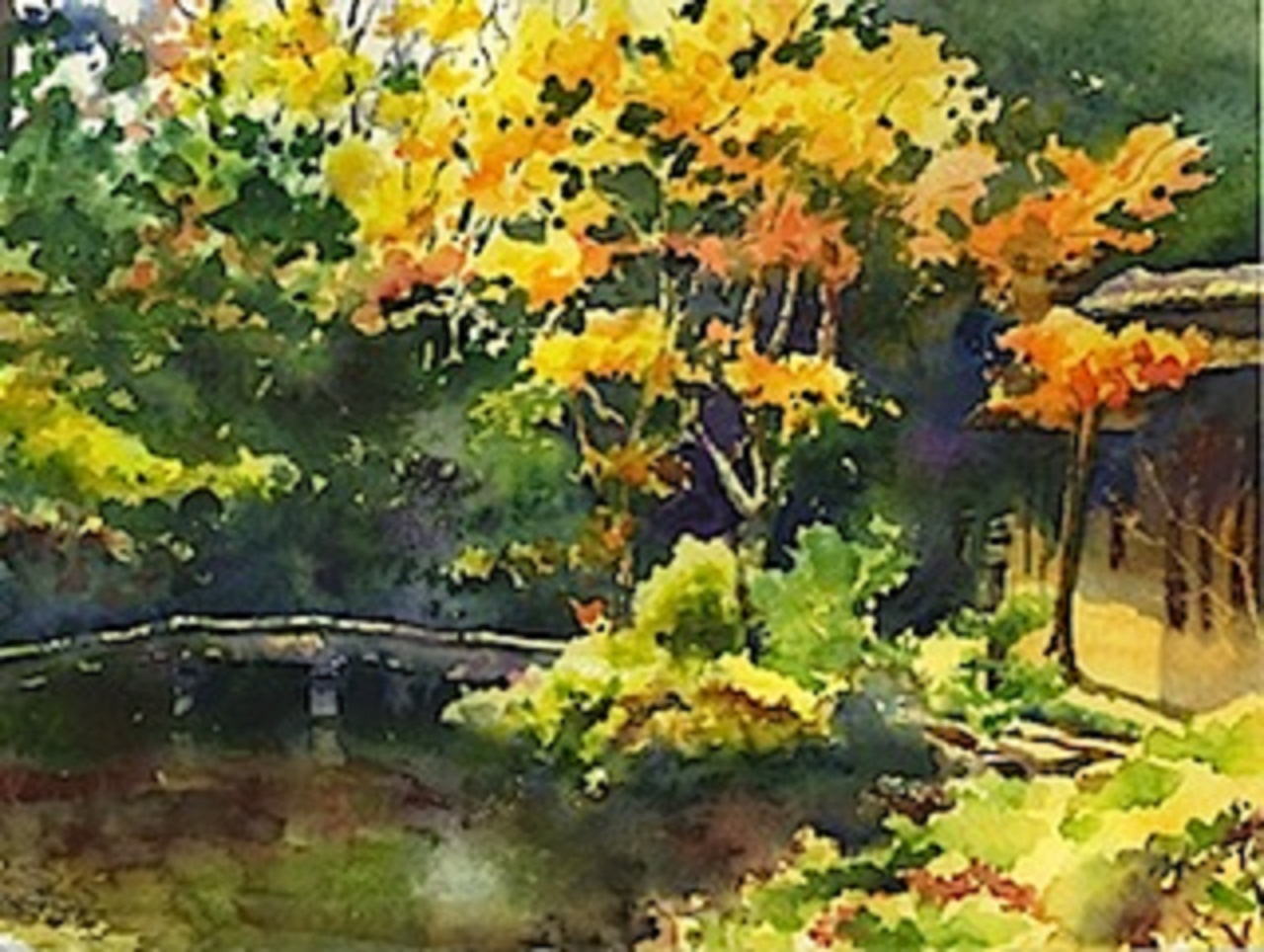 1280x964 Fall 2012 - Autumn Watercolor Paintings