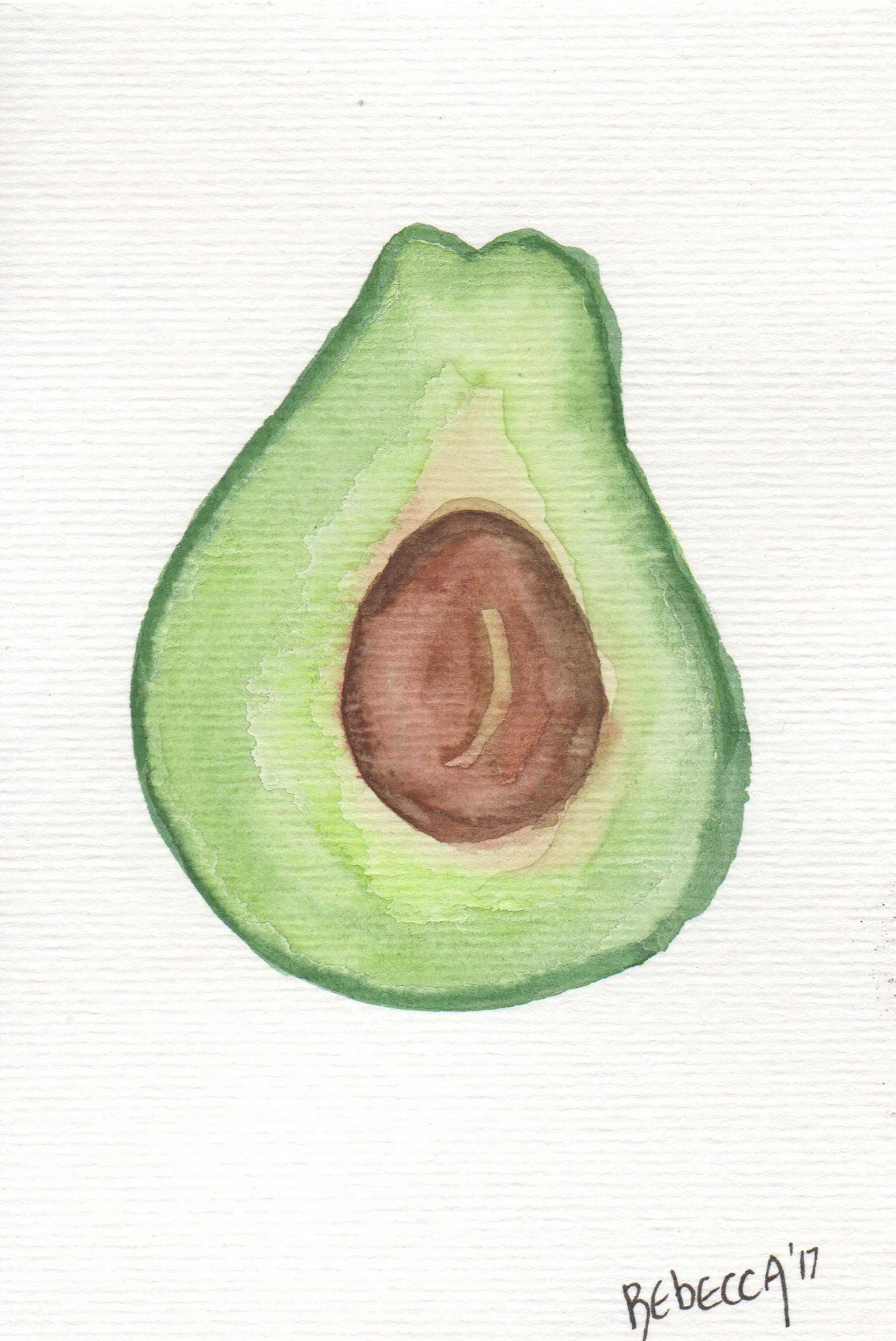 1920x2872 Rebecca Smethurst - Avocado Watercolor
