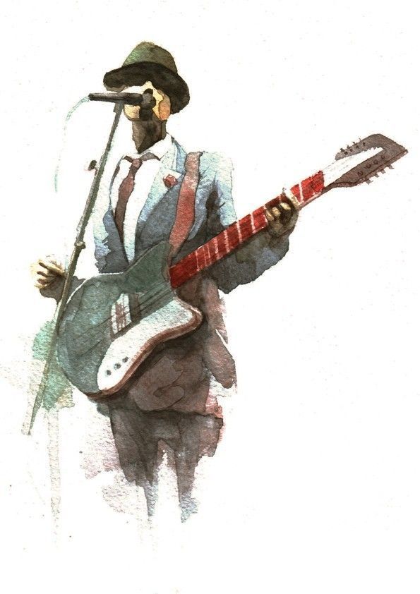 595x842 Awesome Watercolor Illustrations By Dmitriy Risunki - Awesome Watercolor